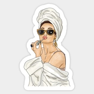 Audrey Hepburn Sticker